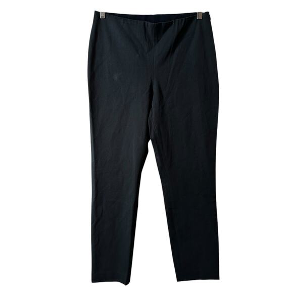 Anne Klein Women’s Trouser Pants Side Zip Black Size 8 Minimalist Career Classic - Picture 1 of 10